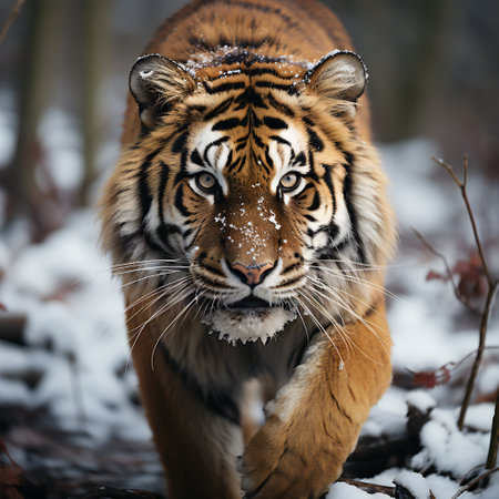 Siberian Tiger (Panthera tigris altaica)の素材