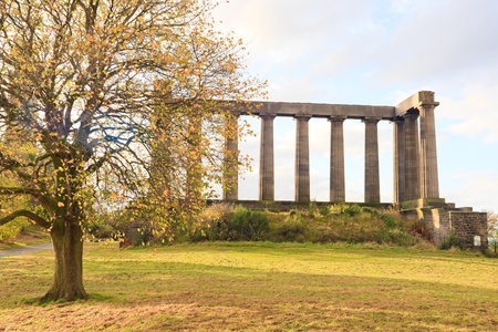 Calton Hill, Edinburgh, Scotlandの写真素材