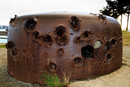 Fortification of the atlantic wall from world war 2  France の写真素材
