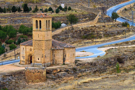 Iglesia de la Vera Cruz, Segovia, Spainの写真素材