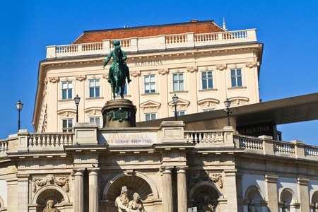 Albertina Palace / Museum, Vienna, Austriaのeditorial素材