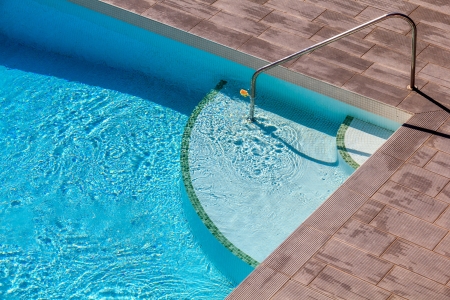 Swimming Pool area detailsの写真素材