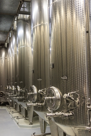 Modern Winery Steel Tanksの写真素材