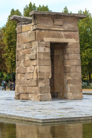 Madrid, ancient Egyptian temple of Debod, Spain