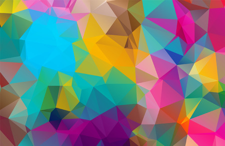 Abstract polygonal background colorfulのイラスト素材