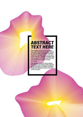 Cover template with abstract shapesのイラスト素材