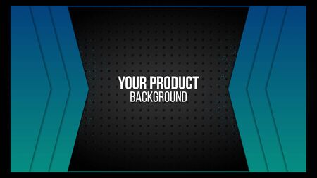 Abstract background gradient design with geometric Fluid shapes composition.Futuristic minimal pattern place for text or message.Trendy and modern Cool banner design template.のイラスト素材