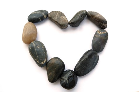 Marble heart.の写真素材