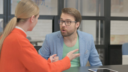 Argument between Business Partners at Work