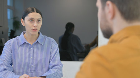 Angry Woman in Argument with Teammate