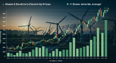 ECO friendly alternative energy source. Sustainable energy generation and sustainable ESG.の素材