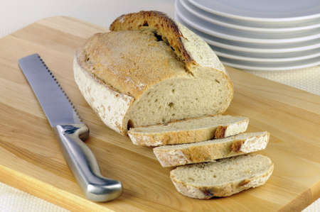 freshly baked bread