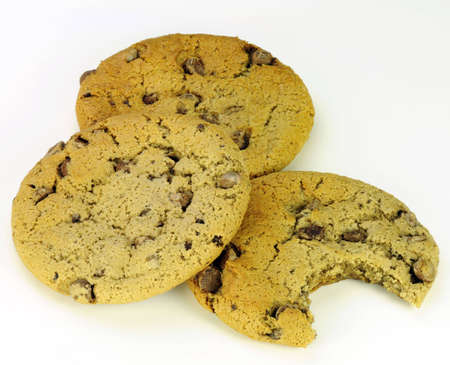 chocolate chip cookiesの写真素材