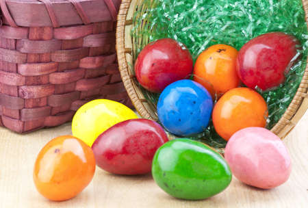 colorful Easter Eggsの写真素材