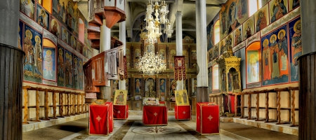 relaxation inside church