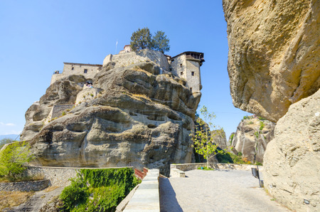 Ancient Monastery. Monastery in Meteora, Greece.の写真素材