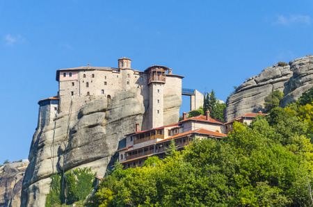 Monastery, An orthodox monastery in Meteora, Grece. の写真素材