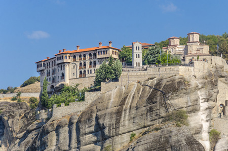 The Monastery of the Holy Trinity (1475), Meteora, Greece.の写真素材