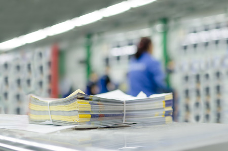 newspaper production and printing process