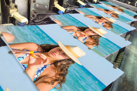 Printing machineの写真素材