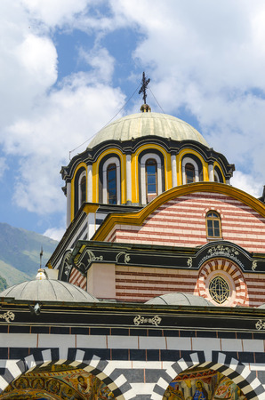 church dome in Rila, Bulgaria, UNESCO siteの写真素材
