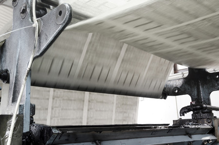 Newspaper offset printing machineの写真素材