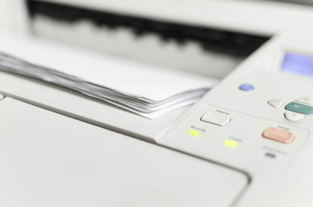 Modern Laserjet printer for home and officeの写真素材