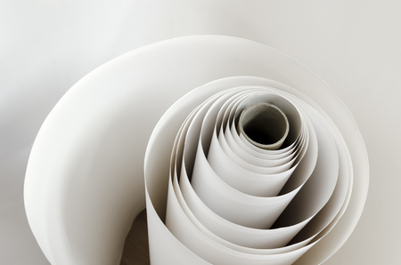 Roll paper swirl backgroundの写真素材