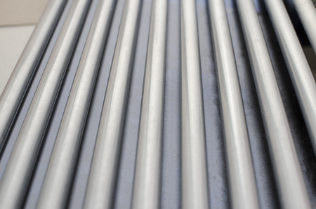Conveyor rollers in print plantの写真素材