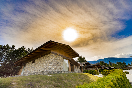 Family House Real Estate Suburban Residenceの写真素材