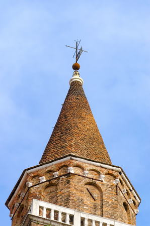Roof top to traditional venice architectureの写真素材