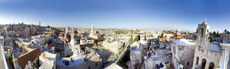 Panoramic of the old city of Jerusalem, Israel