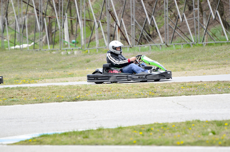 Go kart speed rive outdoor race opposition raceの写真素材
