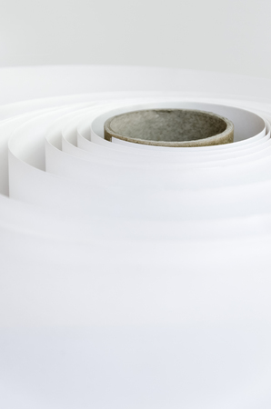 roll of paper in newspaper factory. modern printing press. Printing house.の写真素材