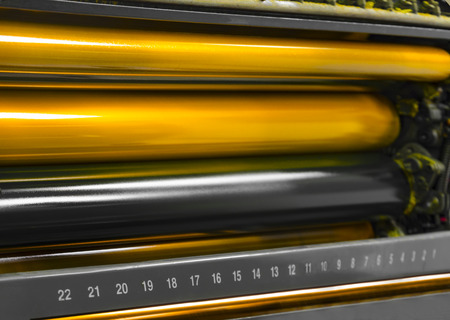 Offset printing machineの写真素材