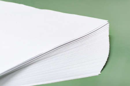 Stack white print paper