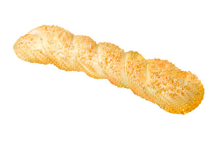 baguet isolated on white, cliping path includedの写真素材