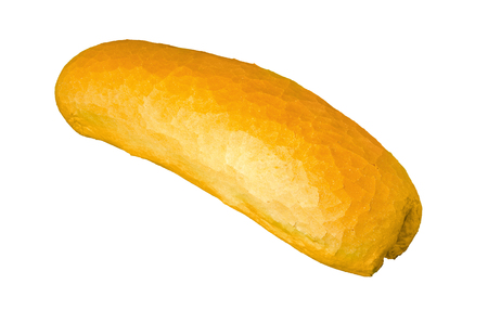 bread  isolated on white, clipping path includedの写真素材
