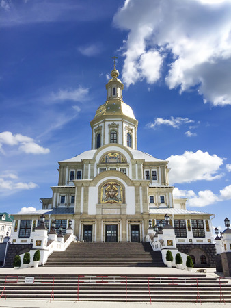 Annunciation Cathedral, Holy Trinity Seraphim-Diveevo convent village of Diveevo, Nizhny Novgorod region, Russiaの写真素材