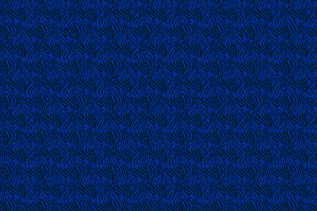 Colorfull Seamless Abstract hand-drawn Paisley Pattern, multi toned waves design on dark background