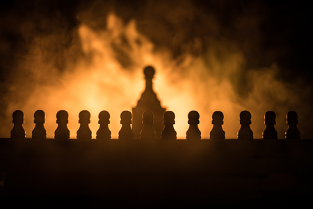 Chess board game concept of business ideas and competitionの写真素材