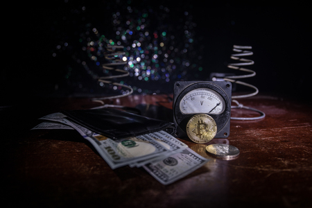 Energy for mining cryptocurrency.