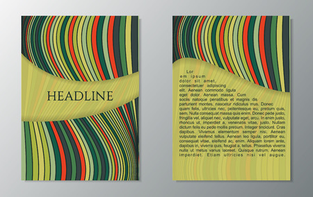 Vector design templates. Vintage frames and backgrounds. To adapt for business poster,photo book,portfolio,ecology presentation,website,illustrationのイラスト素材