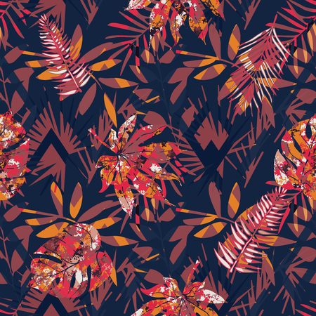 floral pattern with flowersのイラスト素材