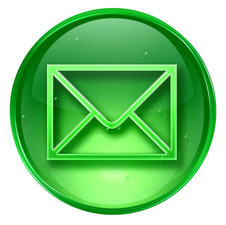 postal envelope icon. With Clipping Pathの写真素材