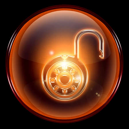 Lock on, icon. の写真素材
