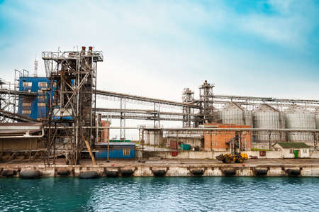 Oil and gas processing plant.の写真素材
