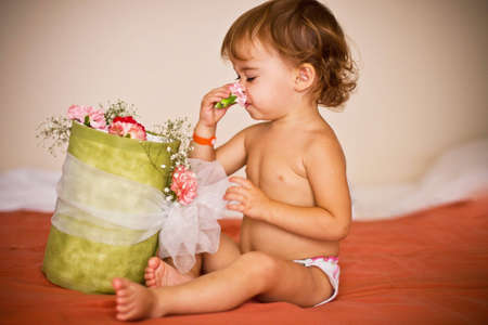 a floral fragranceの写真素材