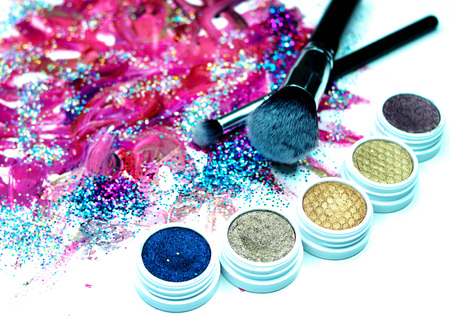 Smears of lipstick, lipstick for make-up, professional make-upの写真素材