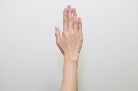 swear handの写真素材